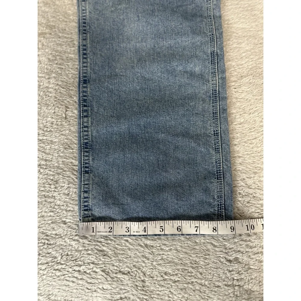 Lee Men's Straight Leg Loose Fit Cargo Carpenter 100% Cotton Denim Jeans 36x30